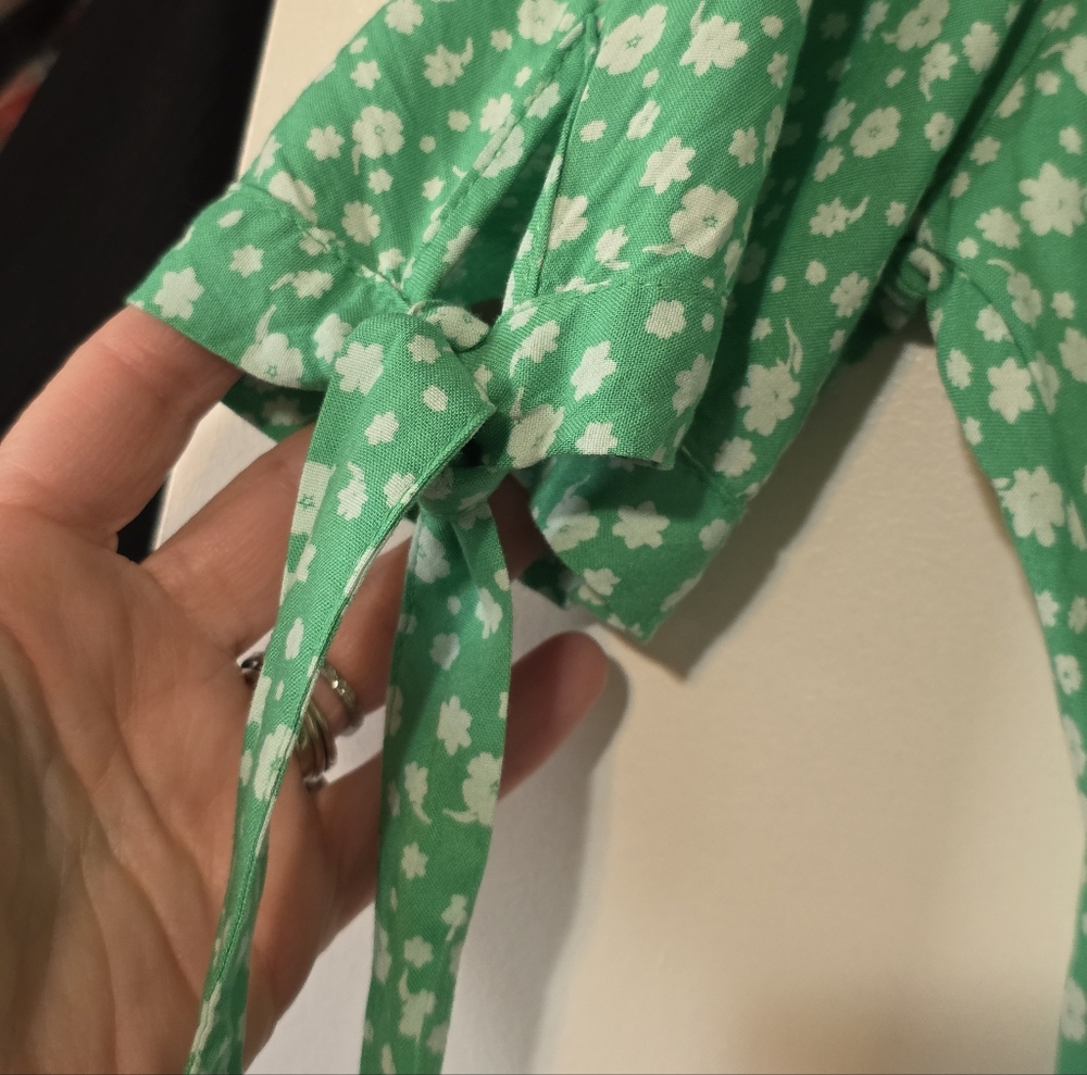ASOS Floral Peasant Midi Dress - Picture 12 of 13